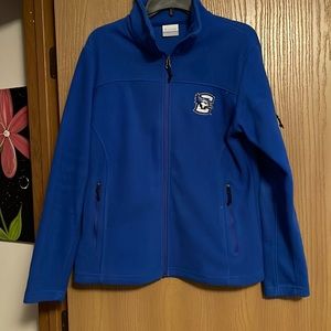 Ladies Columbia Creighton Bluejays Full Zip Fleece